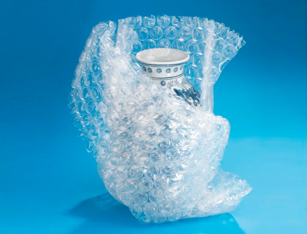 FILM A BULLES LIDERPAPEL ECOUSE 30% PLASTIQUE RECYCLE 30G/M2 ROULEAU 1X50M