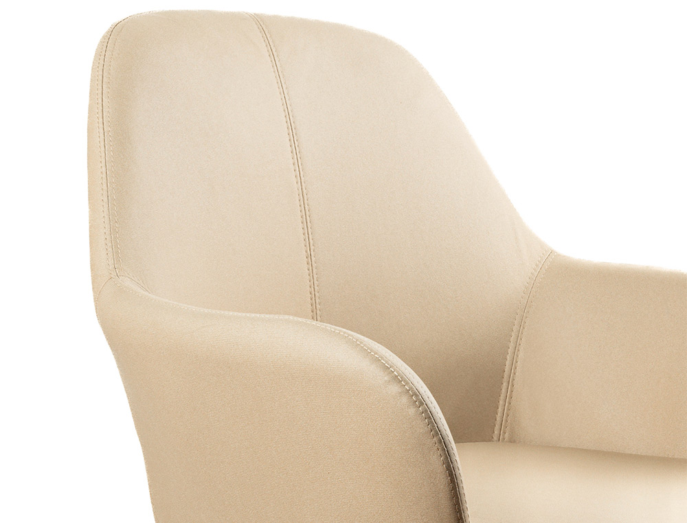 CHAISE CONFIDENT Q-CONNECT SIEMIONE BASE METALLIQUE HAUT MAX 820 LARG 570 PROF 580 COLORIS MARRON