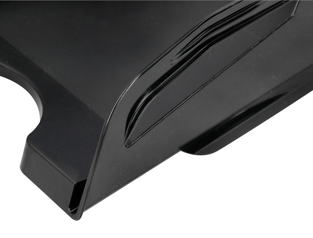 CORBEILLE A COURRIER Q-CONNECT PLASTIQUE GRANDE    CAPACITE AVEC POIGNEE NOIRE   OPAQUE 386X270X115MM