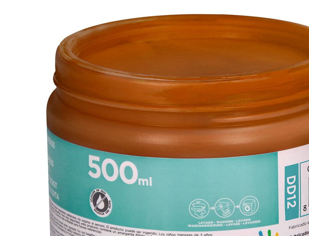 PEINTURE AU DOIGT LIDERPAPEL FLACON 500 ML COLORIS MARRON