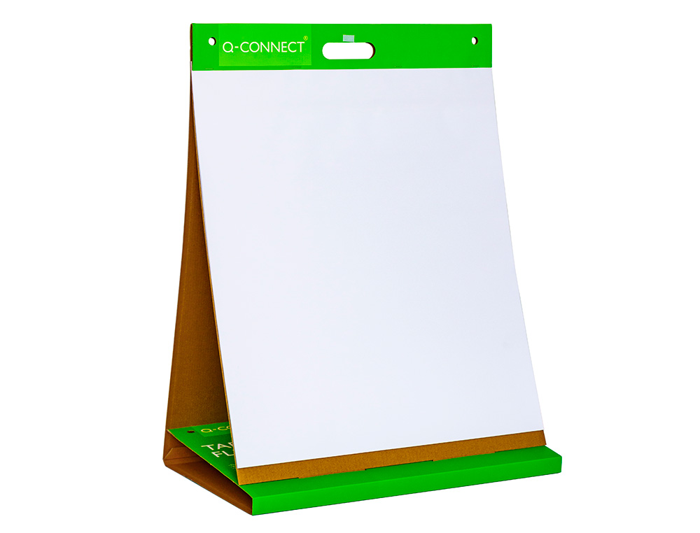 BLOC CONFERENCE Q-CONNECT LISSE AUTOADHESIF POUR BUREAU 20F PAPIER BLANC 75G/M2       508X584MM