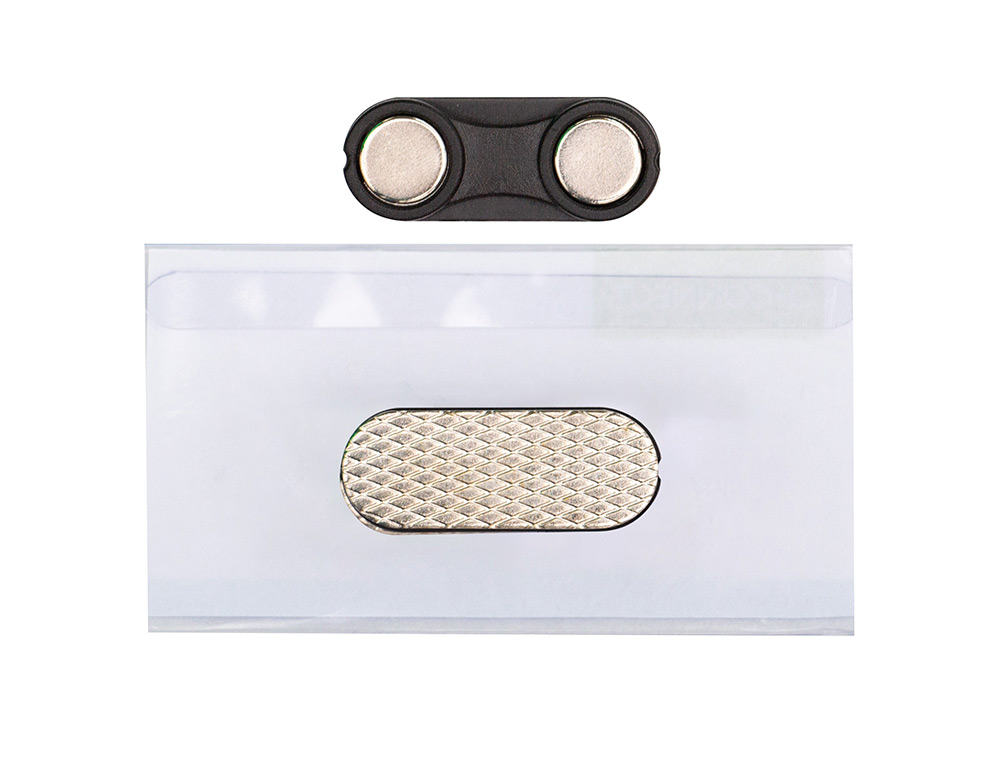 BADGE Q-CONNECT CLIP MAGNETIQUE OUVERTURE          SUPERIEURE 40X75MM
