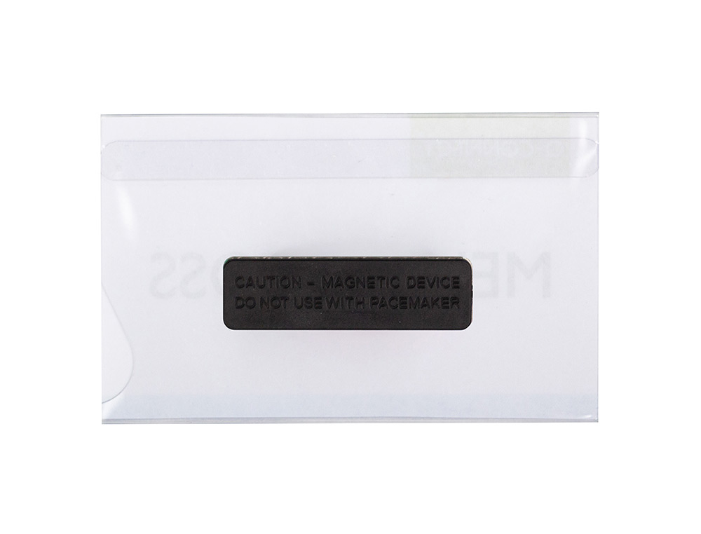 BADGE Q-CONNECT CLIP MAGNETIQUE OUVERTURE          SUPERIEURE 54X90MM