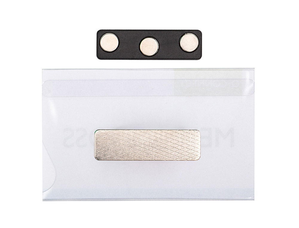 BADGE Q-CONNECT CLIP MAGNETIQUE OUVERTURE          SUPERIEURE 54X90MM