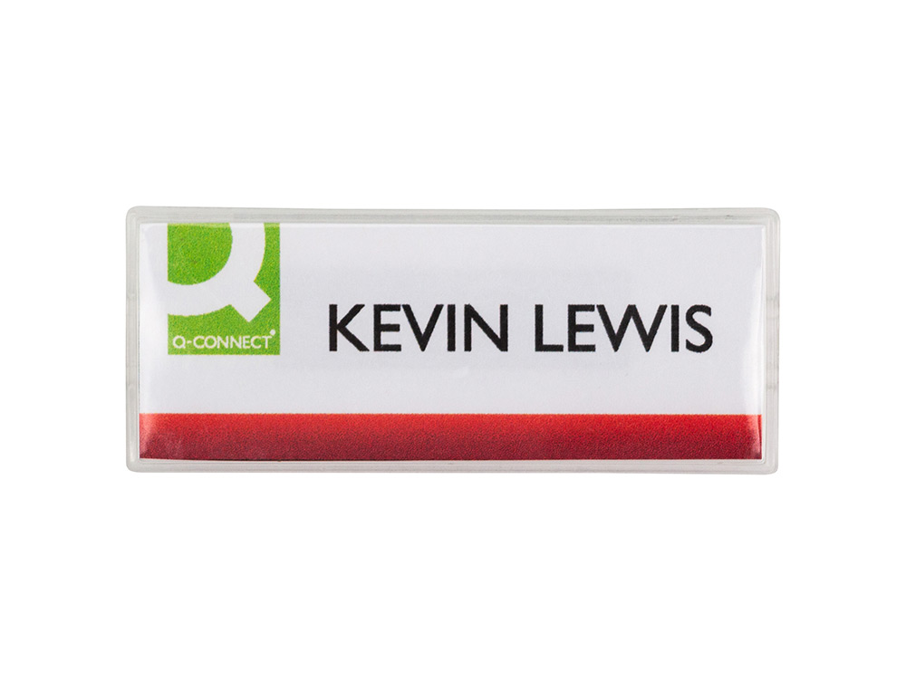 BADGE Q-CONNECT CLIP MAGNETIQUE OUVERTURE          SUPERIEURE 75X28MM
