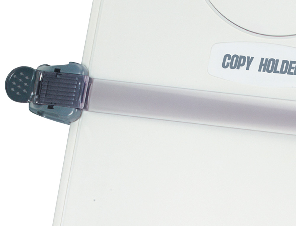 PORTE-COPIES Q-CONNECT VERTICAL INCLINAISON RGLABLE RGLE DE LECTURE PORTE-STYLO PINCE CT FORMAT A4 336X164X433MM