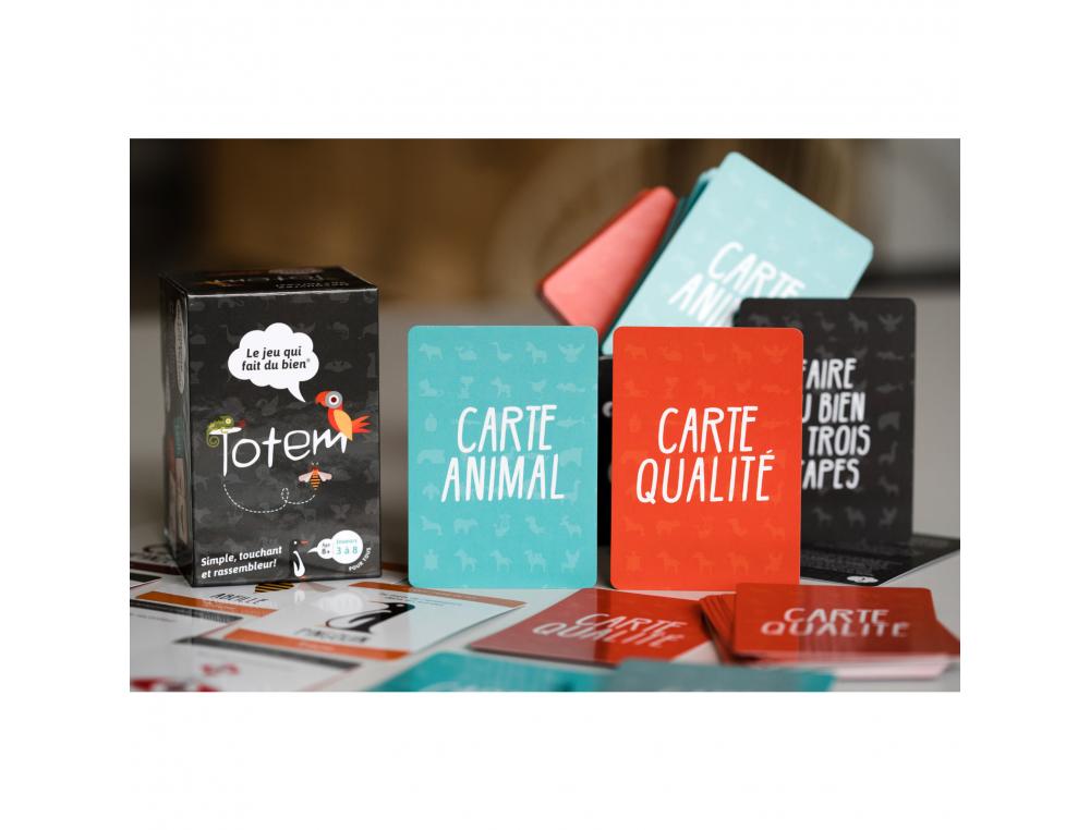 DEVELOPPEMENT SOCIO AFFECTIF TOTEM TOTEM INC ESTIME DE SOI 80 CARTES ANIMAL 80 CARTES    QUALITE