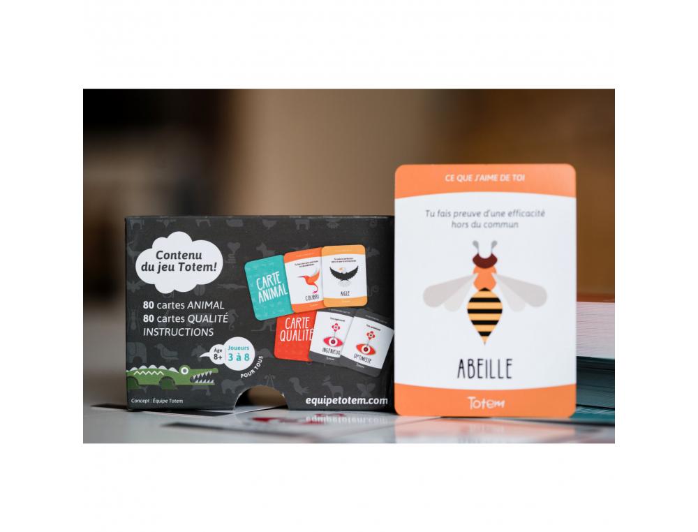 DEVELOPPEMENT SOCIO AFFECTIF TOTEM TOTEM INC ESTIME DE SOI 80 CARTES ANIMAL 80 CARTES    QUALITE