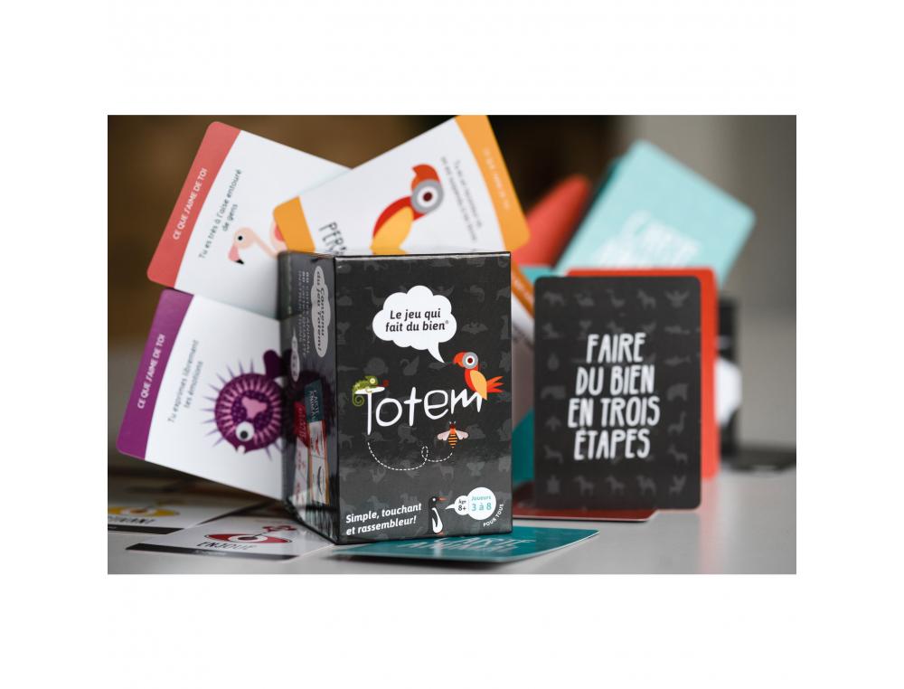 DEVELOPPEMENT SOCIO AFFECTIF TOTEM TOTEM INC ESTIME DE SOI 80 CARTES ANIMAL 80 CARTES    QUALITE