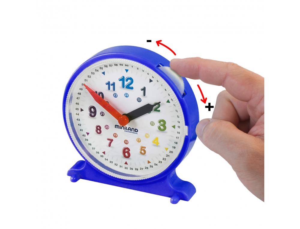APPRENTISSAGE DE L EHURE ET MINUTES MINILAND J APPRENDS L HEURE 1 HORLOGE 11 CM ET 12   FICHES D ACTIVITES