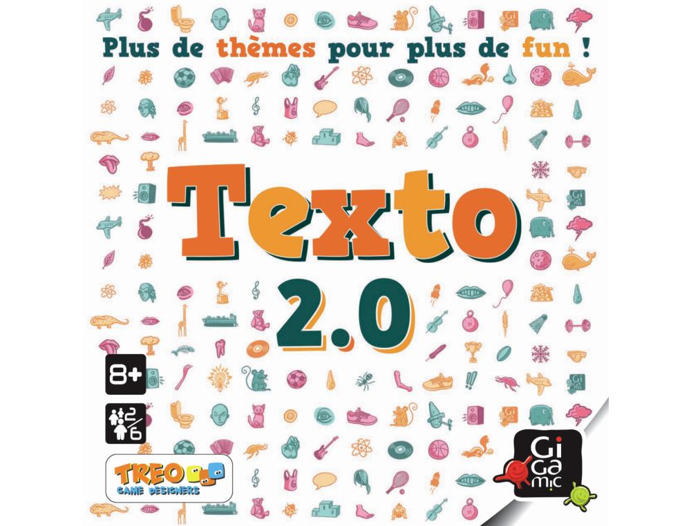 FRANCAIS JOUER AVEC LES LETTRES GIGAMIC TEXTO 2.0 10 THEMES 60 CARTES 2 A 6 JOUEURS