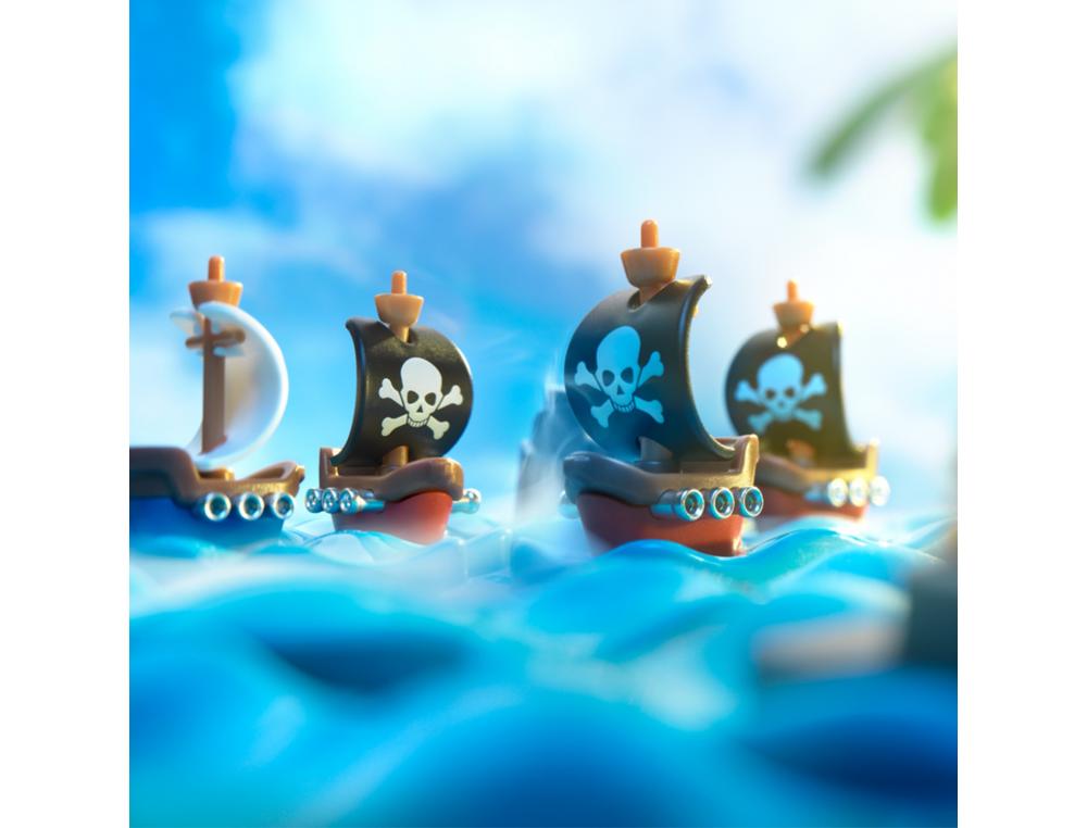 LOGIQUE REFLEXION SMART PIRATES EN VUE 2 CAMPS        OPPOSES 4 MODES DE JEU 80     DEFIS JOUEUR