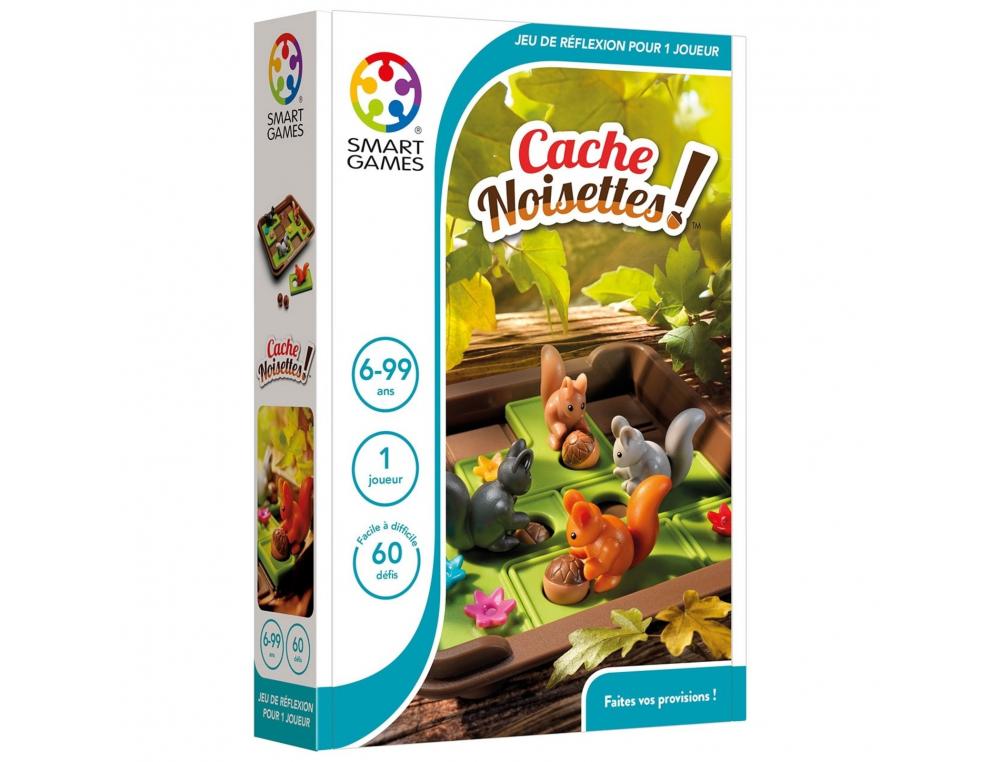 LOGIQUE REFLEXION SMART CACHE NOISETTE ECUREUILS 60 DEFIS INTERET PEDAGOGIQUE PLATEAU DE JEU 4 ECUREUILS 5