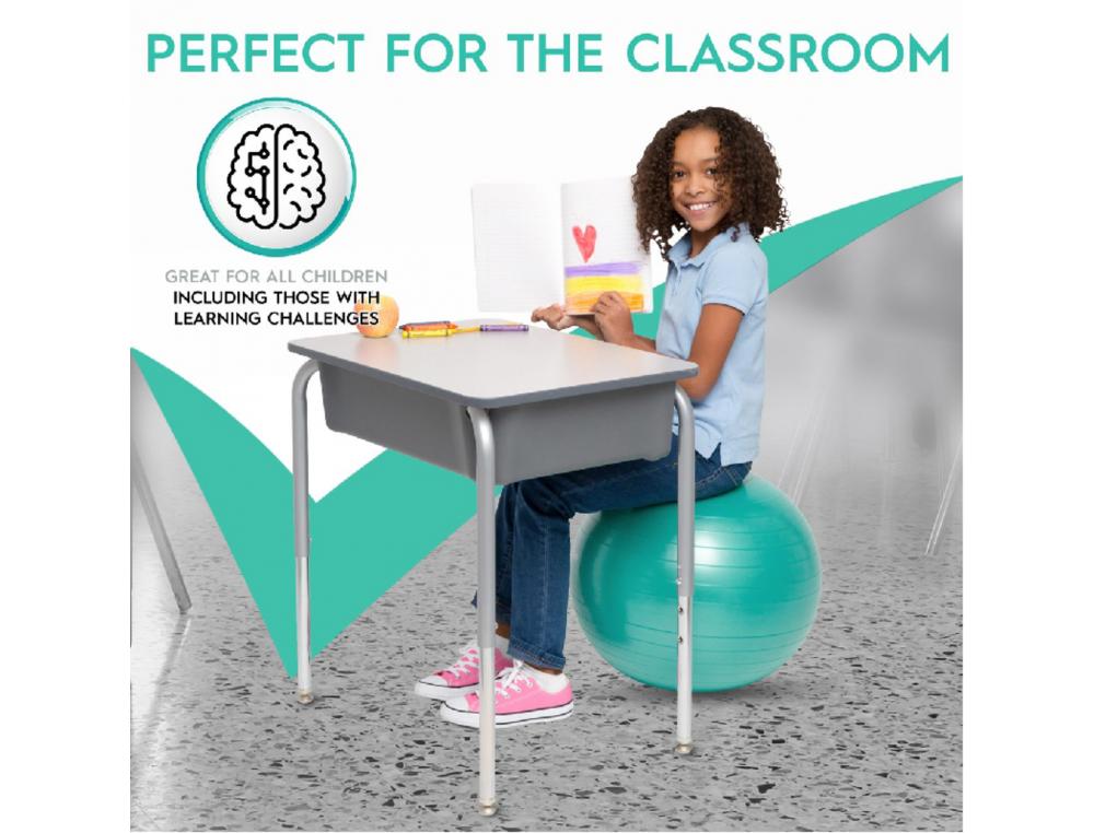 BESOINS SPECIFIQUES MATERIELS PEDAGOGIQUES CULTURE CLUB     BALLO SIEGE 45 CM COLORIS     VERT