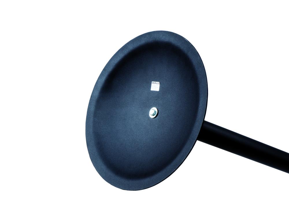 PORTE-MANTEAUX MAULAURA 4 PATERES ACIER LAQUE ET HETRE  HAUTEUR 180CM COLORIS NOIR