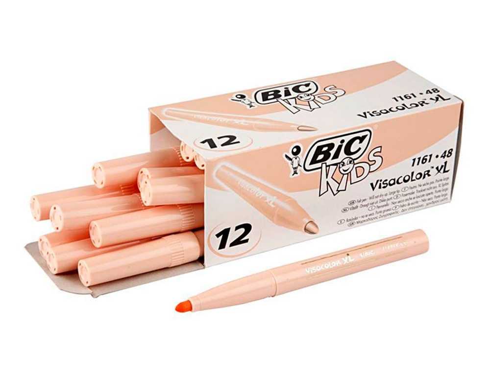 FEUTRE BIC KIDS VISACOLOR XL ENCRE LAVABLE POINTE LARGE BLOQUEE COLORIS CHAIR