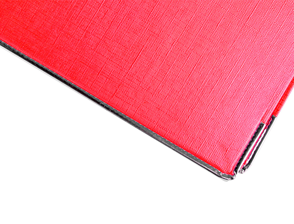 CLASSEUR LEVIER LIDERPAPEL DOCUMENTA A4+ CARTON REMBORDE DOS 75MM RADO METALLIQUE COLORIS ROUGE