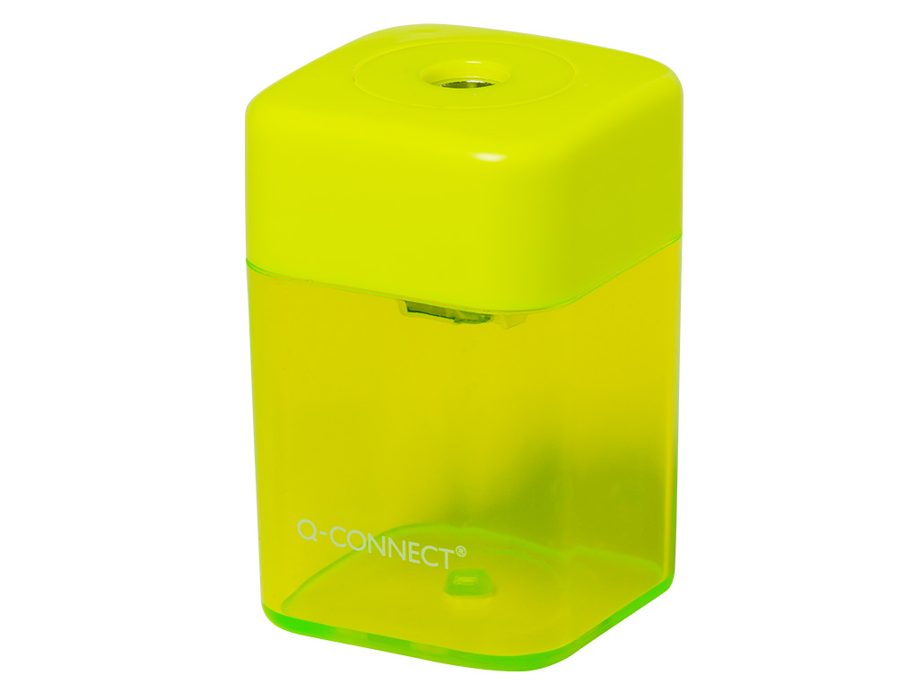 TAILLE-CRAYON Q-CONNECT CONOMIQUE RSERVOIR PLASTIQUE TRANSPARENT 1 USAGE