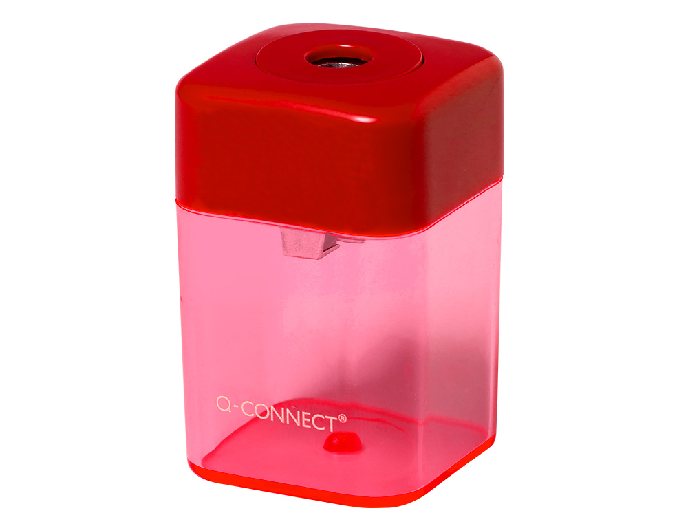 TAILLE-CRAYON Q-CONNECT CONOMIQUE RSERVOIR PLASTIQUE TRANSPARENT 1 USAGE