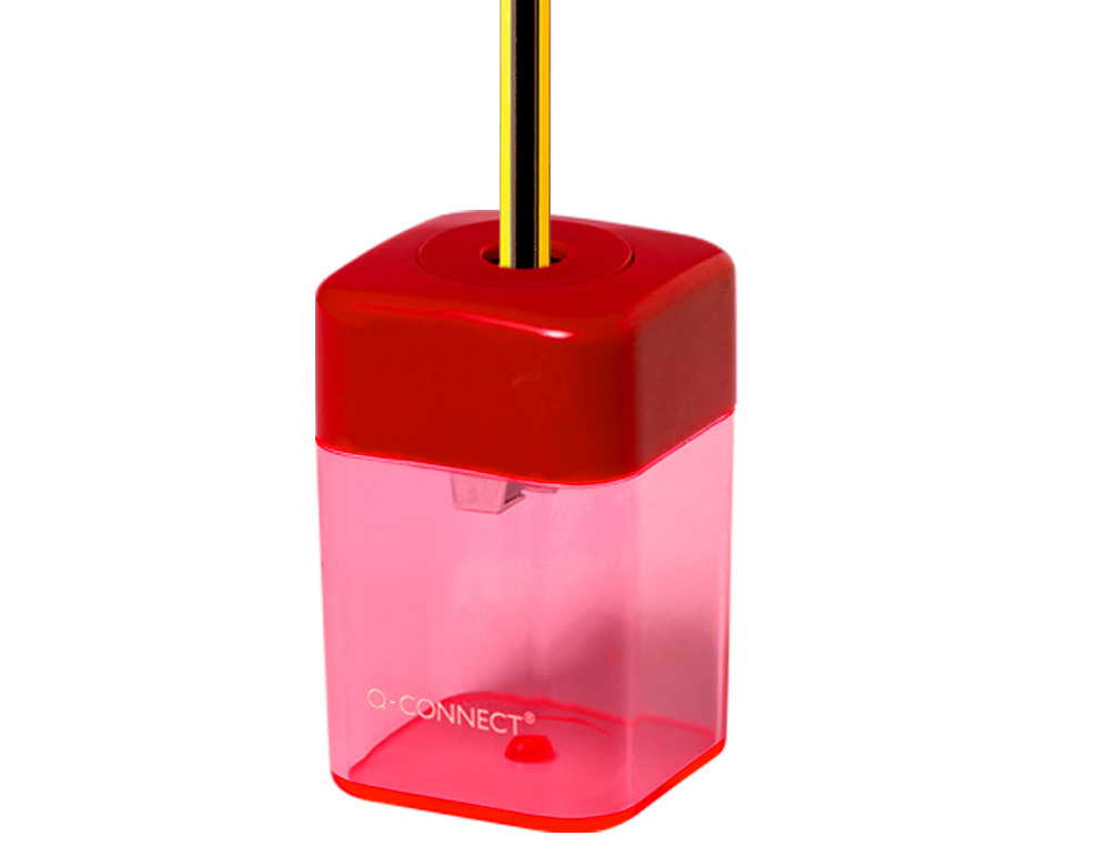 TAILLE-CRAYON Q-CONNECT CONOMIQUE RSERVOIR PLASTIQUE TRANSPARENT 1 USAGE