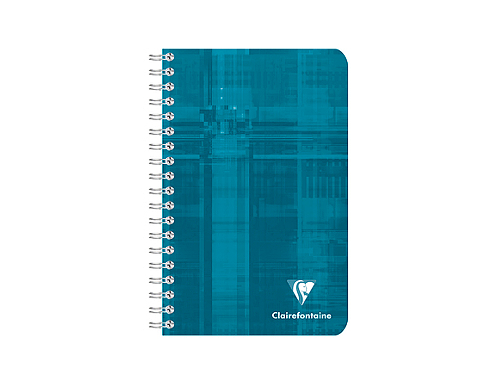 CARNET CLAIREFONTAINE RELIURE INTGRALE PAPIER VLIN VELOUT COUVERTURE PELLICULE LAVABLE 11X17CM 180 PAGES 90G 5X5MM