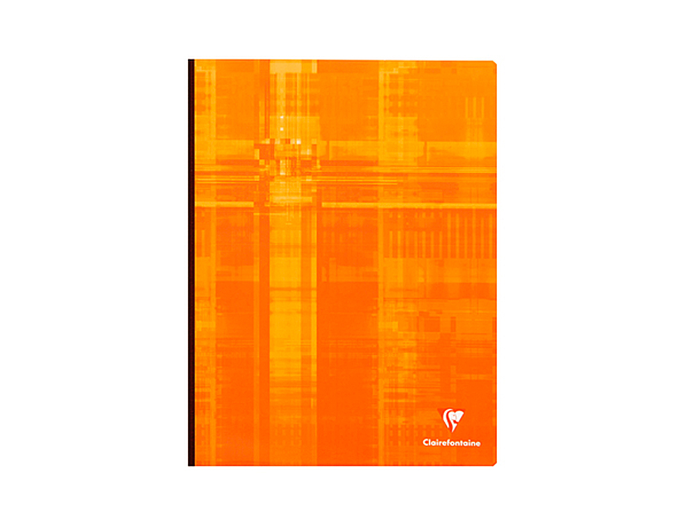 CAHIER BROCHÉ CLAIREFONTAINE PAPIER VÉLIN VELOUTÉ COUVERTURE SOUPLE PELLICULÉE A4+ 24X32CM 190 PAGES 90G 5X5MM