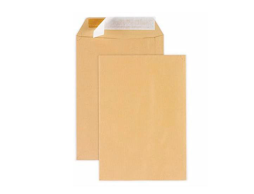 POCHETTE GPV DOS CARTON 500G KRAFT BLOND 120G ANTI-PLI C4 229X324MM BOÎTE 100 UNITÉS