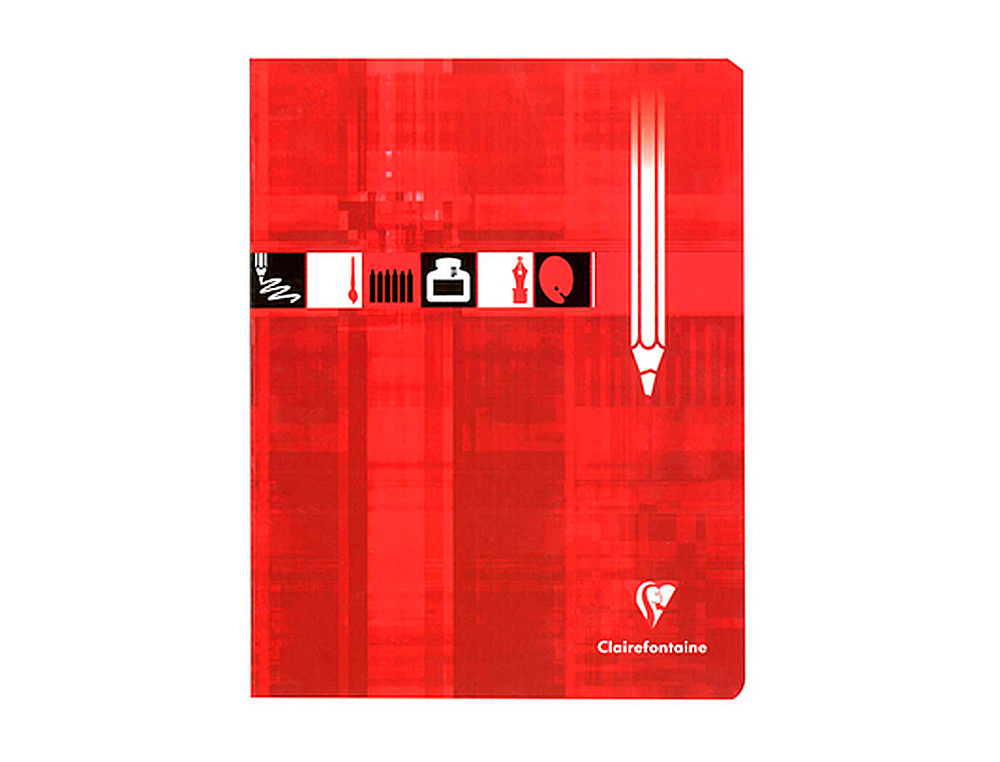 CAHIER CLAIREFONTAINE PIQUÉ DESSIN EXTRA BLANC COUVERTURE PELLICULÉE A5+ 17X22CM 32 PAGES 125G UNI