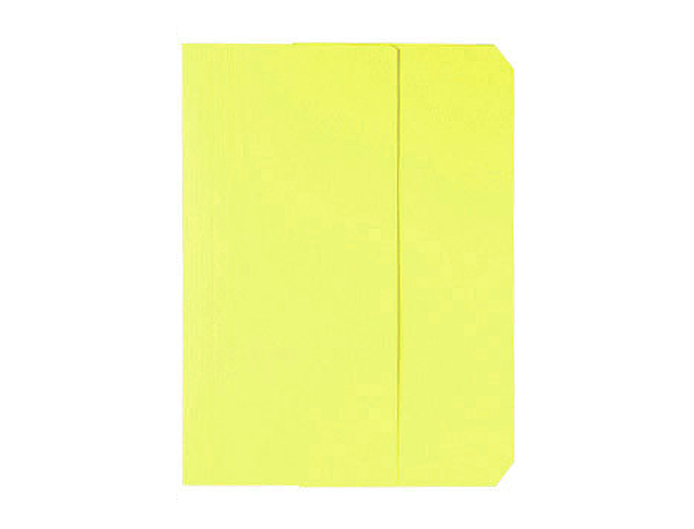 POCHETTE CARTON VIP OXFORD 240G/M2 320X240MM CAPACITE 30MM DOCUMENT A4 210X297MM RABAT FERMETURE JAUNE CLAIR