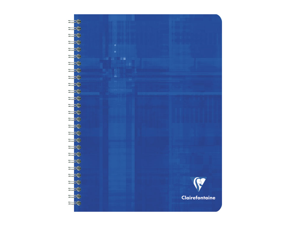 CAHIER CLAIREFONTAINE PAPIER VLIN VELOUT COUVERTURE PELLICULE RELIURE INTGRALE A5+ 17X22CM 100 PAGES 90G SYS