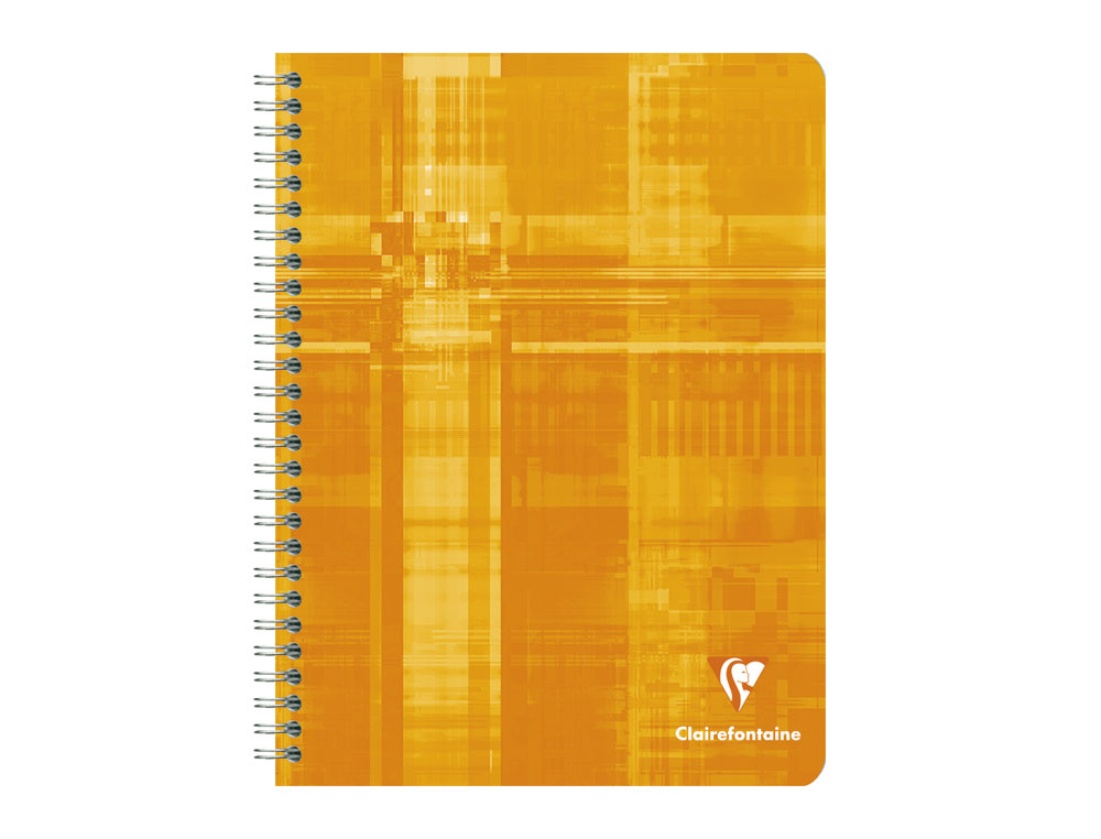 CAHIER CLAIREFONTAINE PAPIER VLIN VELOUT COUVERTURE PELLICULE RELIURE INTGRALE A5+ 17X22CM 100 PAGES 90G SYS