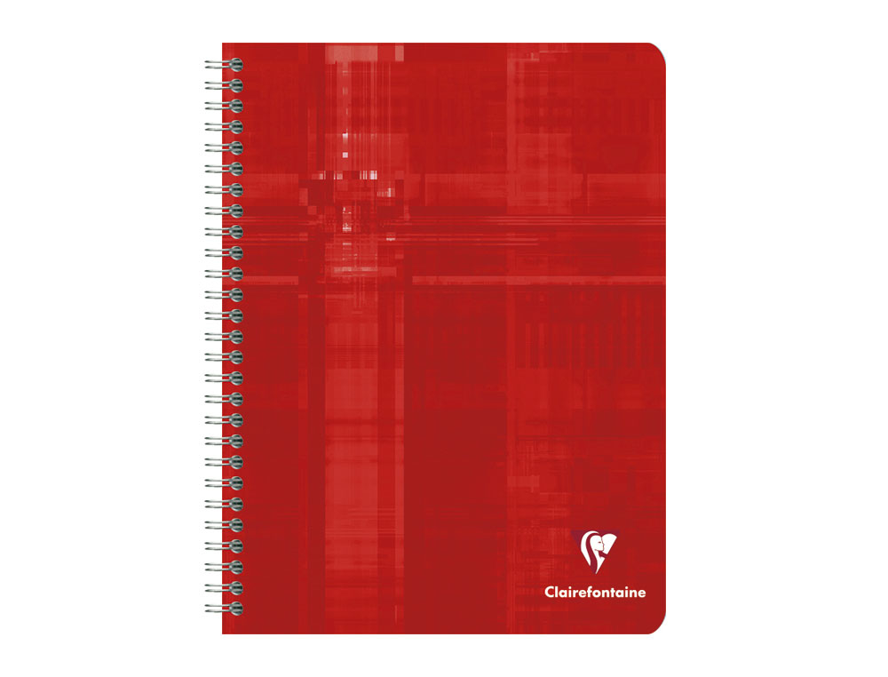 CAHIER CLAIREFONTAINE PAPIER VLIN VELOUT COUVERTURE PELLICULE RELIURE INTGRALE A5+ 17X22CM 100 PAGES 90G SYS