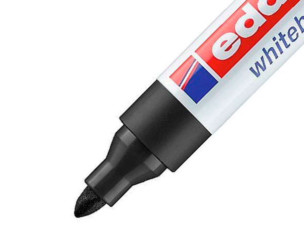 MARQUEUR EDDING E660 TABLEAU BLANC RECHARGEABLE POINTE OGIVE TRACÉ 1.5/3MM ENCRE CAP-OFF PIGMENTÉE NON TOXIQUE NOIR