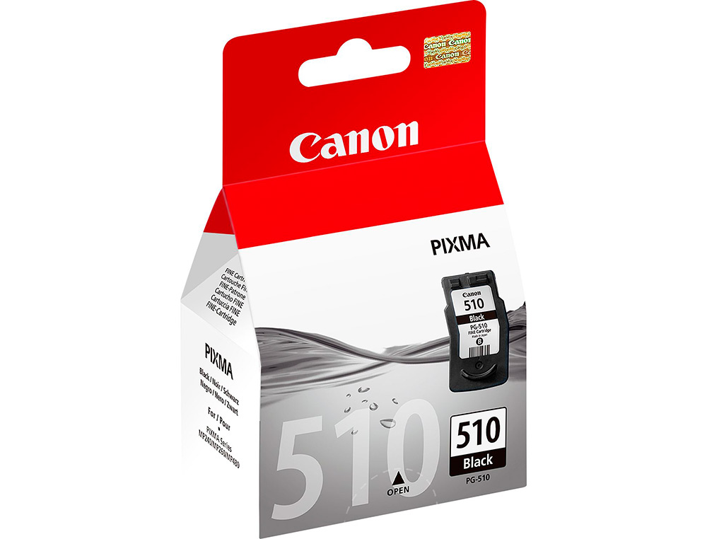 CARTOUCHE CANON JET D'ENCRE 2970 B001-PG510 TTE+ENCRE COULEUR NOIR 220P