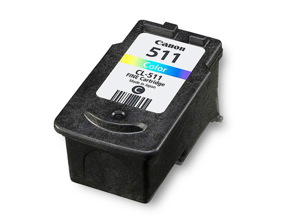 CARTOUCHE CANON JET D'ENCRE 2972 B001-CL511 TÊTE+ENCRE 3 COULEURS CYAN/MAGENTA/JAUNE 240P