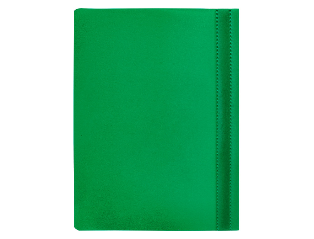 CHEMISE PRÉSENTATION Q-CONNECT À LAMELLES POLYPROPYLÈNE 18/100E DOCUMENT PERFORÉ A4 30F PORTE-ÉTIQUETTE COLORIS VERT