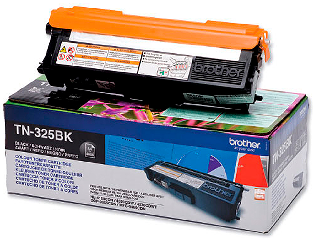 TONER LASER BROTHER TN325BK COULEUR NOIR HAUTE CAPACIT 4000P