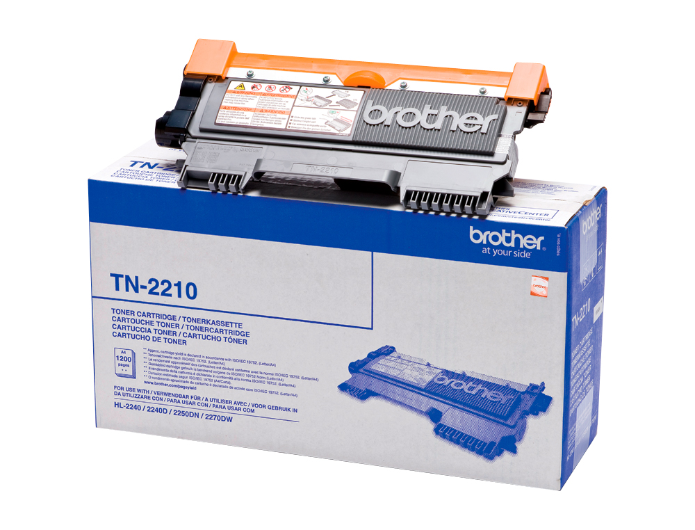 TONER LASER BROTHER TN2210 COULEUR NOIR 1200P