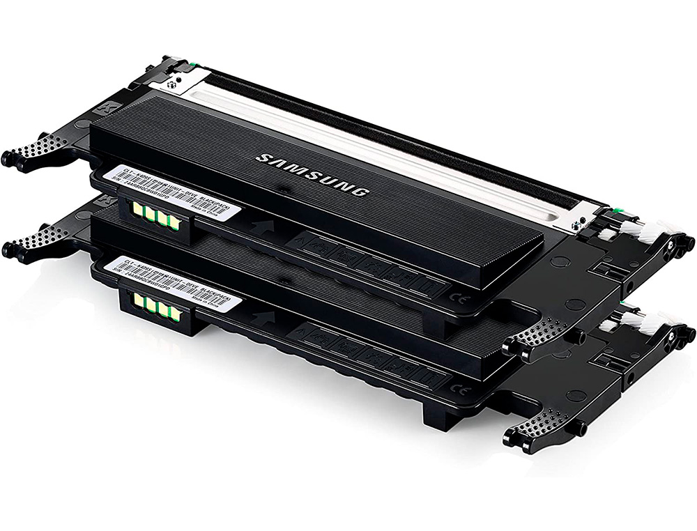 TONER LASER SAMSUNG SU391A MULTIFONCTIONS CLT-P4092B COULEUR NOIR 3000P PACK 2 UNITS