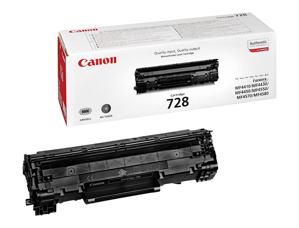 TONER LASER CANON 3500B002 COULEUR NOIR 2100P CGR728