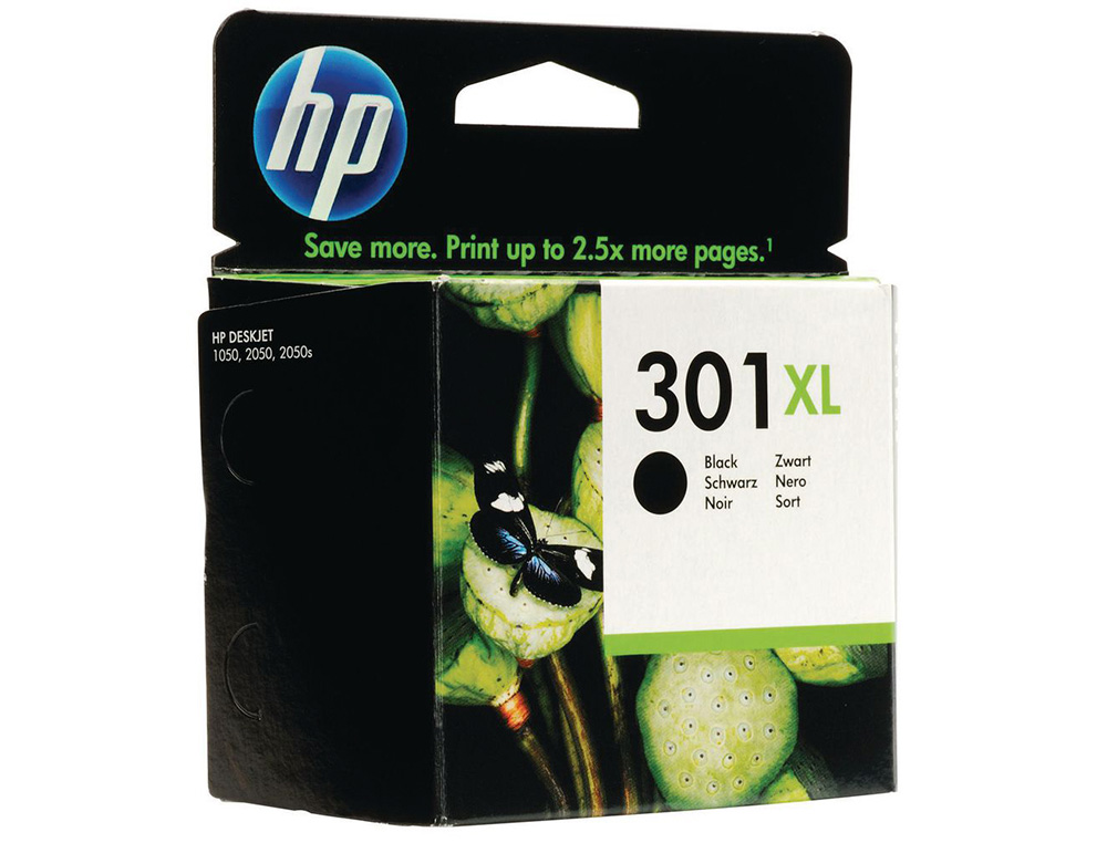 CARTOUCHE HP 301XL JET D'ENCRE CH563EE COULEUR NOIR HAUTE CAPACIT 480P