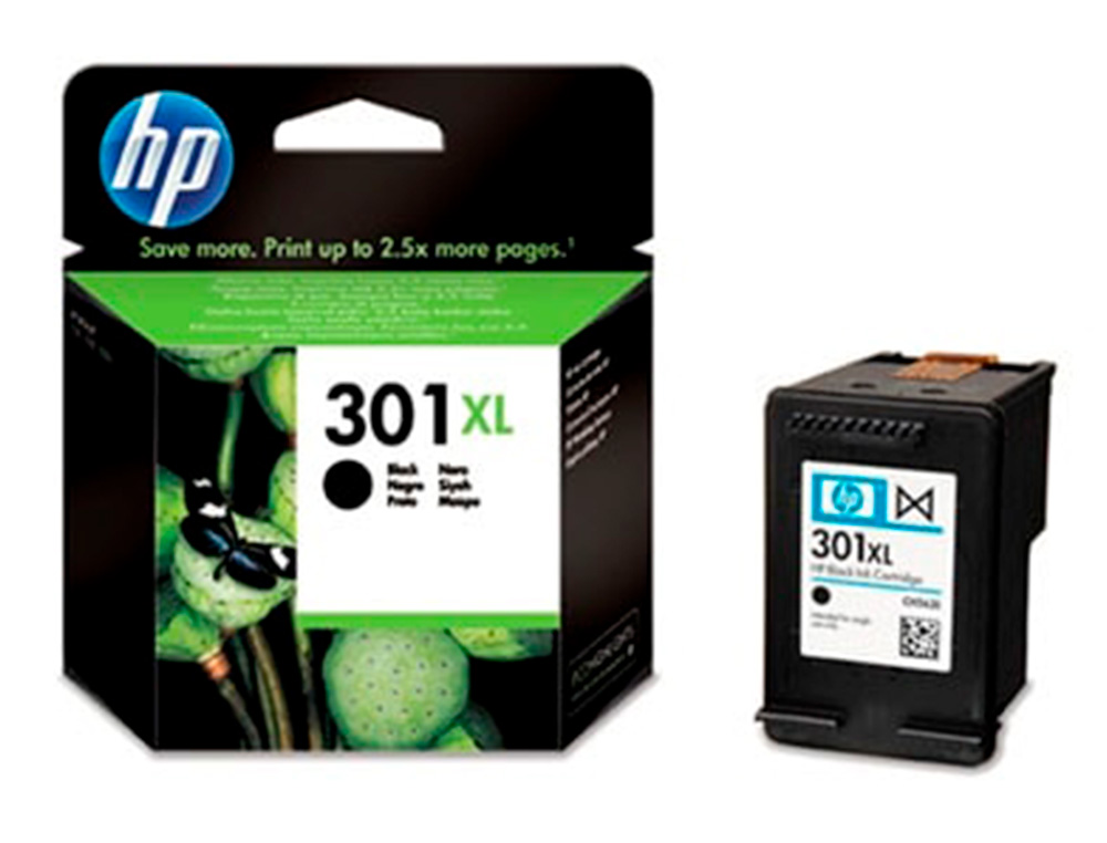 CARTOUCHE HP 301XL JET D'ENCRE CH563EE COULEUR NOIR HAUTE CAPACIT 480P