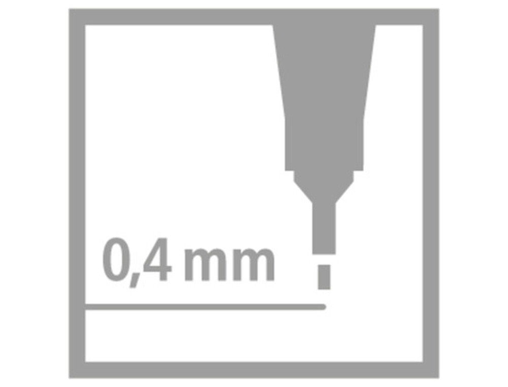 STYLO-FEUTRE STABILO POINT 88 CRITURE FINE 0.4MM 1000M POINTE GAINE MTAL POCHETTE 10 COLORIS ASSORTIS