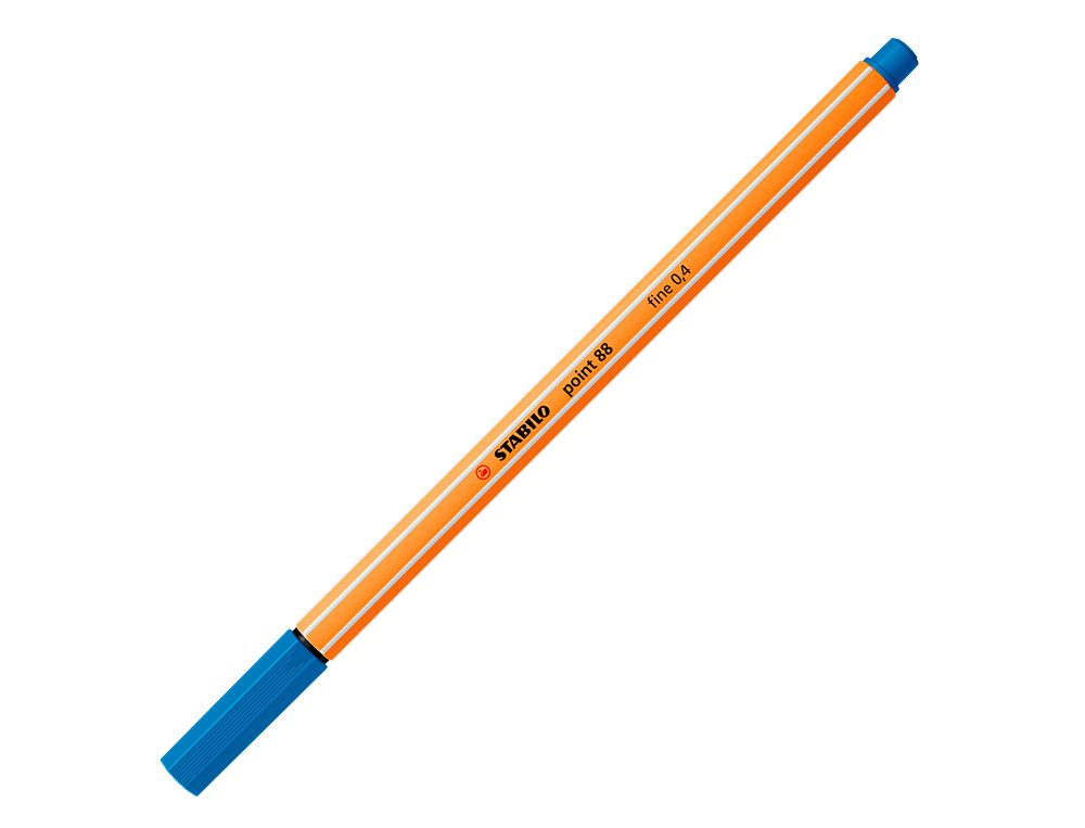 STYLO-FEUTRE STABILO POINT 88 CRITURE FINE 0.4MM 1000M POINTE GAINE MTAL POCHETTE 10 COLORIS ASSORTIS