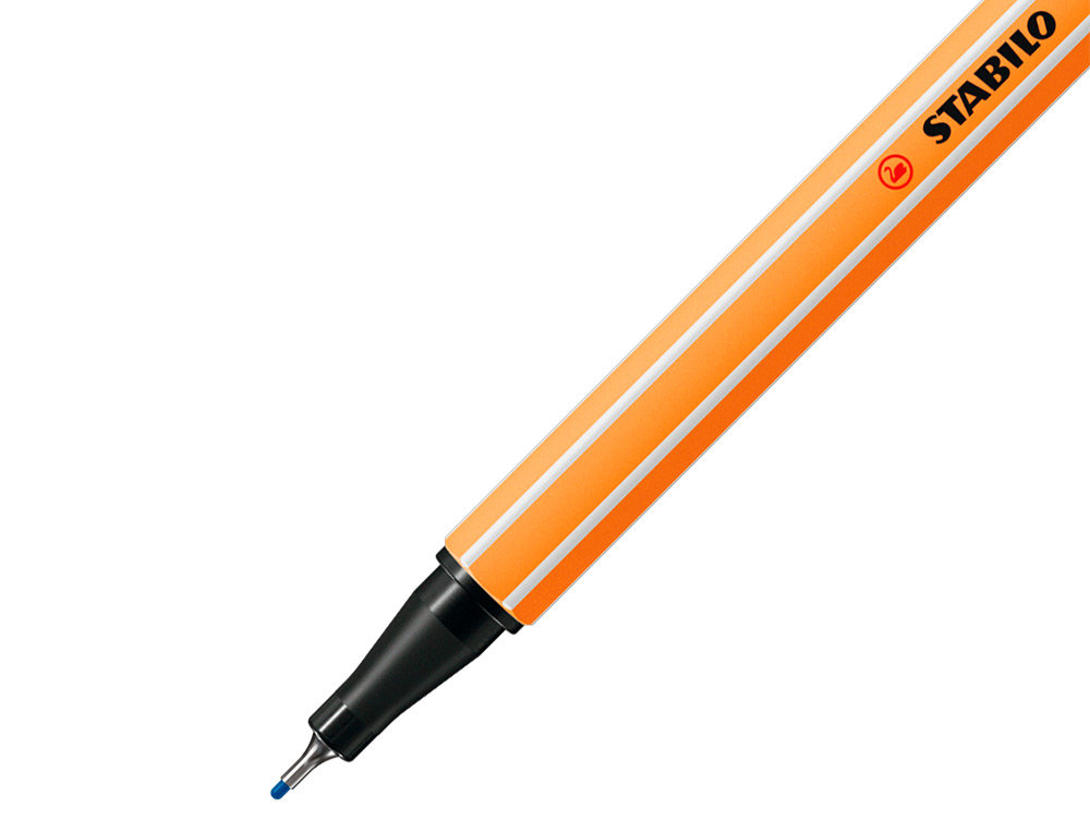STYLO-FEUTRE STABILO POINT 88 CRITURE FINE 0.4MM 1000M POINTE GAINE MTAL POCHETTE 10 COLORIS ASSORTIS