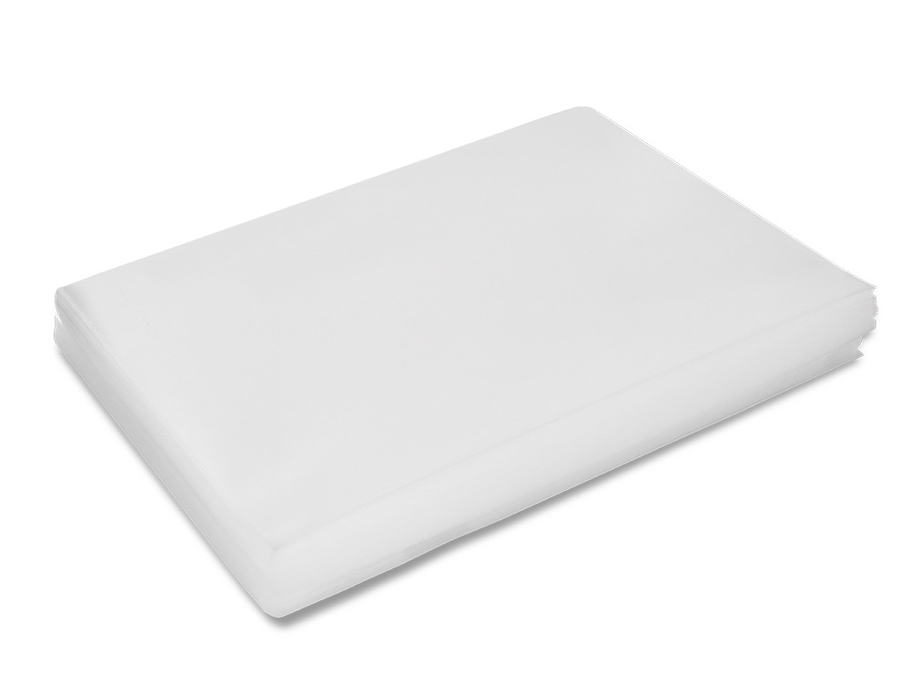 POCHETTE COIN Q-CONNECT POLYPROPYLÈNE GRAINÉ ÉCONOMIQUE 12/100E INCOLORE TRANSPARENT SACHET 10 UNITÉS