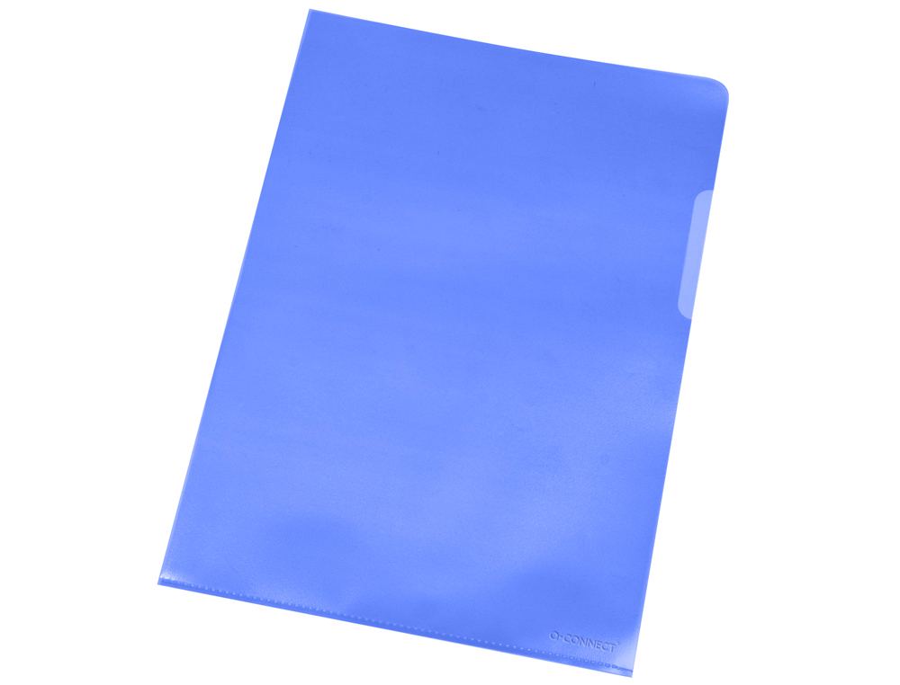 POCHETTE COIN Q-CONNECT POLYPROPYLNE ECO 12/100E COLORIS BLEU SACHET 10 UNITS