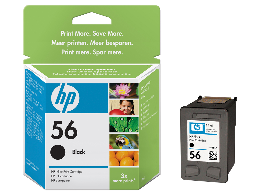 CARTOUCHE HP 56 JET D'ENCRE C6656AE COULEUR NOIR HAUTE CAPACIT 450P