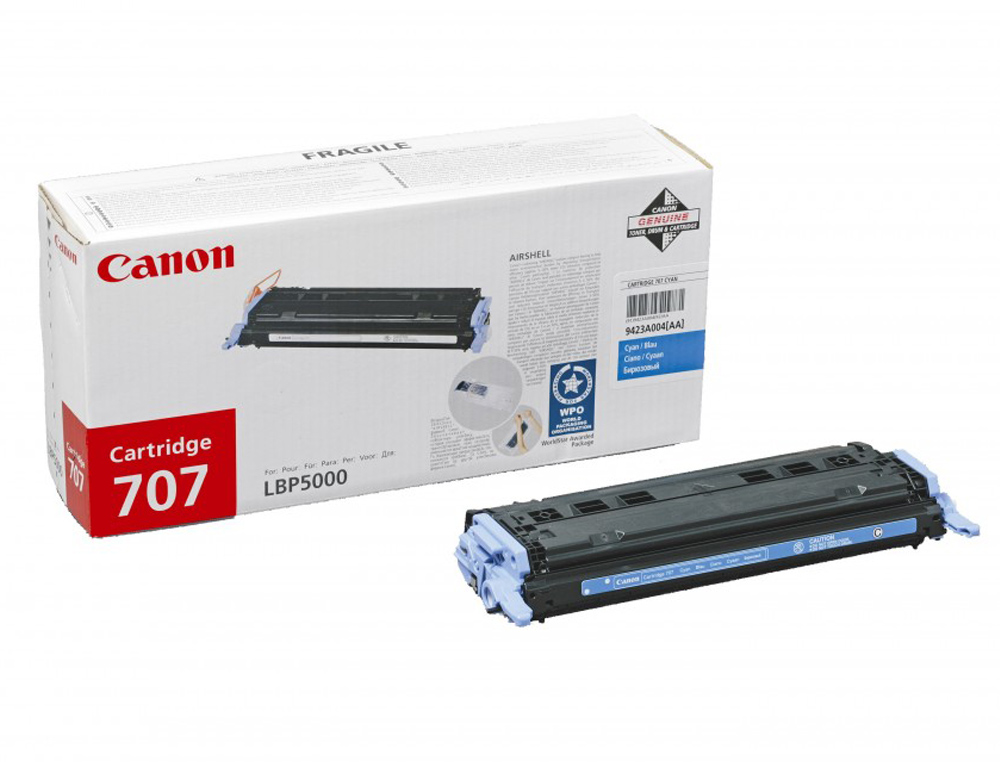 TONER LASER CANON 707 I-SENSYS 9424A004 COULEUR NOIR 2.500P