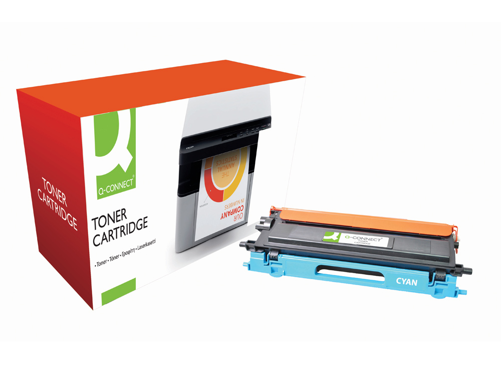 TONER LASER Q-CONNECT COMPATIBLE IMPRIMANTES BROTHER TN135C COULEUR CYAN HAUTE CAPACIT 4000P
